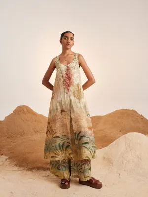Summer Co-Ord Set Front Slit-Woods-Linen-Ss25-Fslit-Wod-Cord