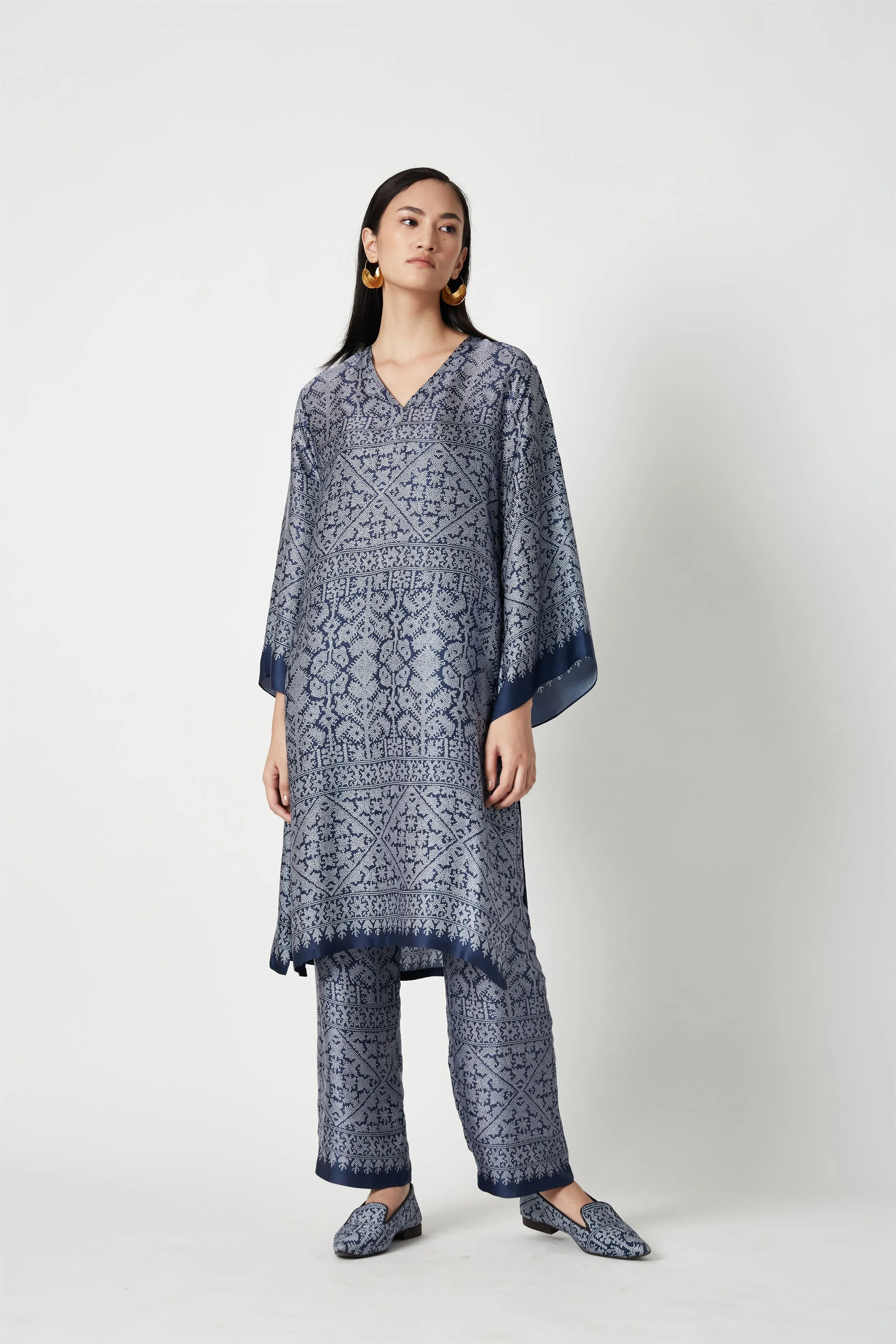 Summer Kurta Set Modal Muslin Printed-Fashion Edit Java 3-9JV-106-Payal Pratap