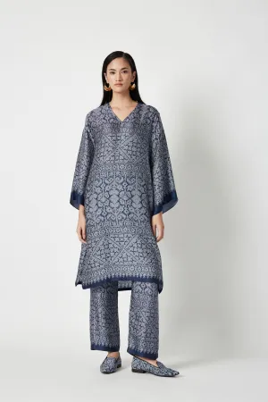 Summer Kurta Set Modal Muslin Printed-Fashion Edit Java 3-9JV-106-Payal Pratap