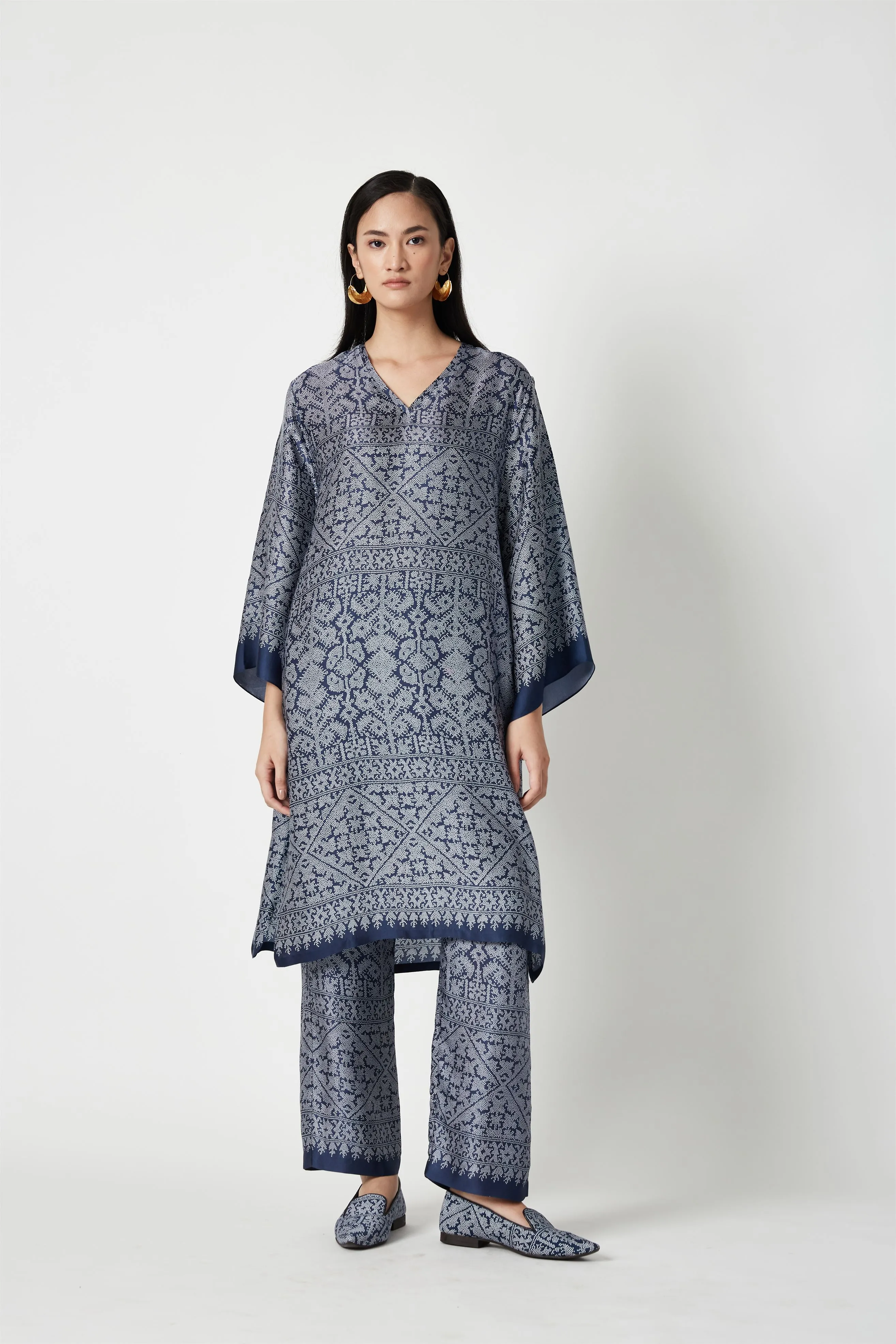 Summer Kurta Set Modal Muslin Printed-Fashion Edit Java 3-9JV-106-Payal Pratap