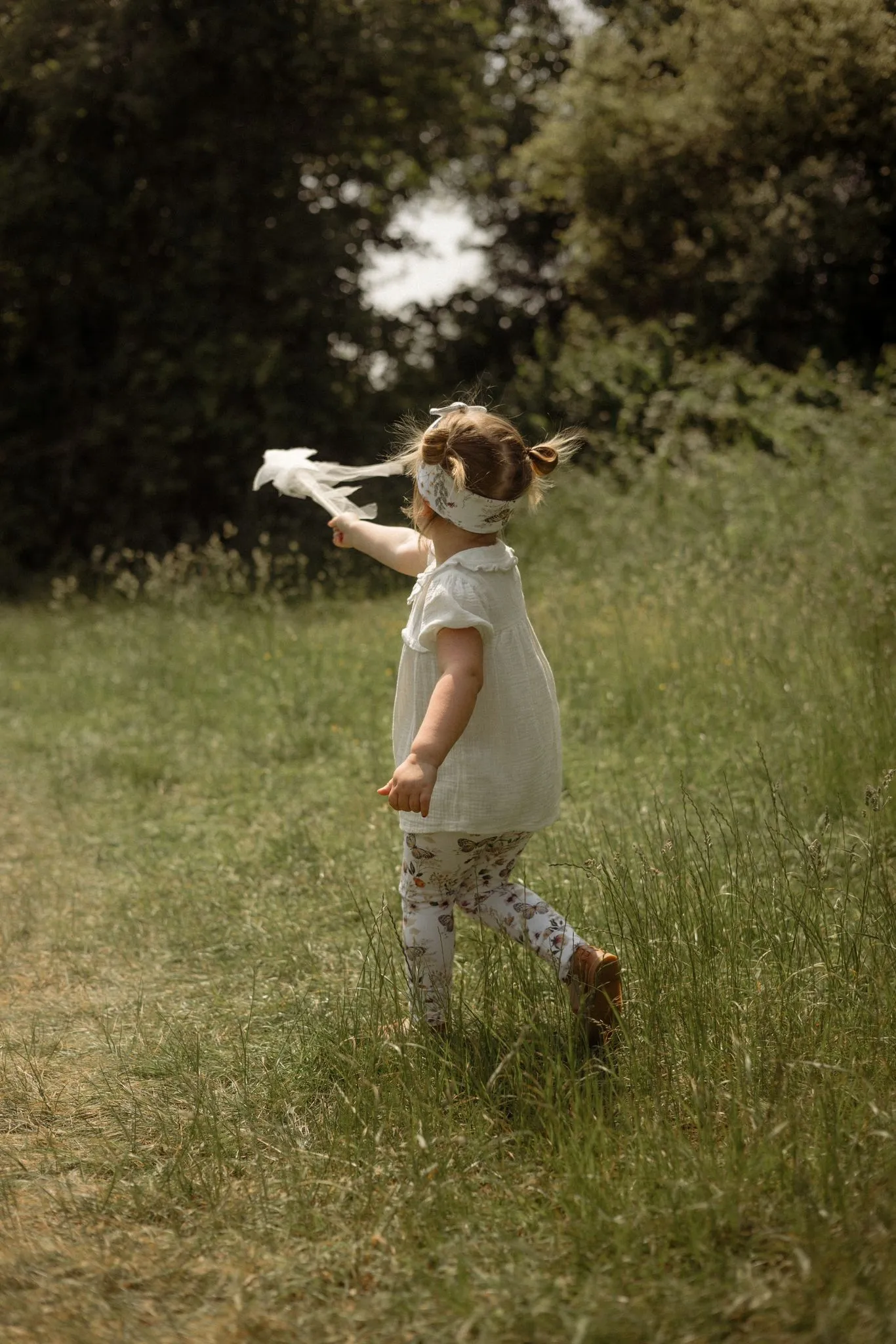 Summer Meadow Knot Bow Headband