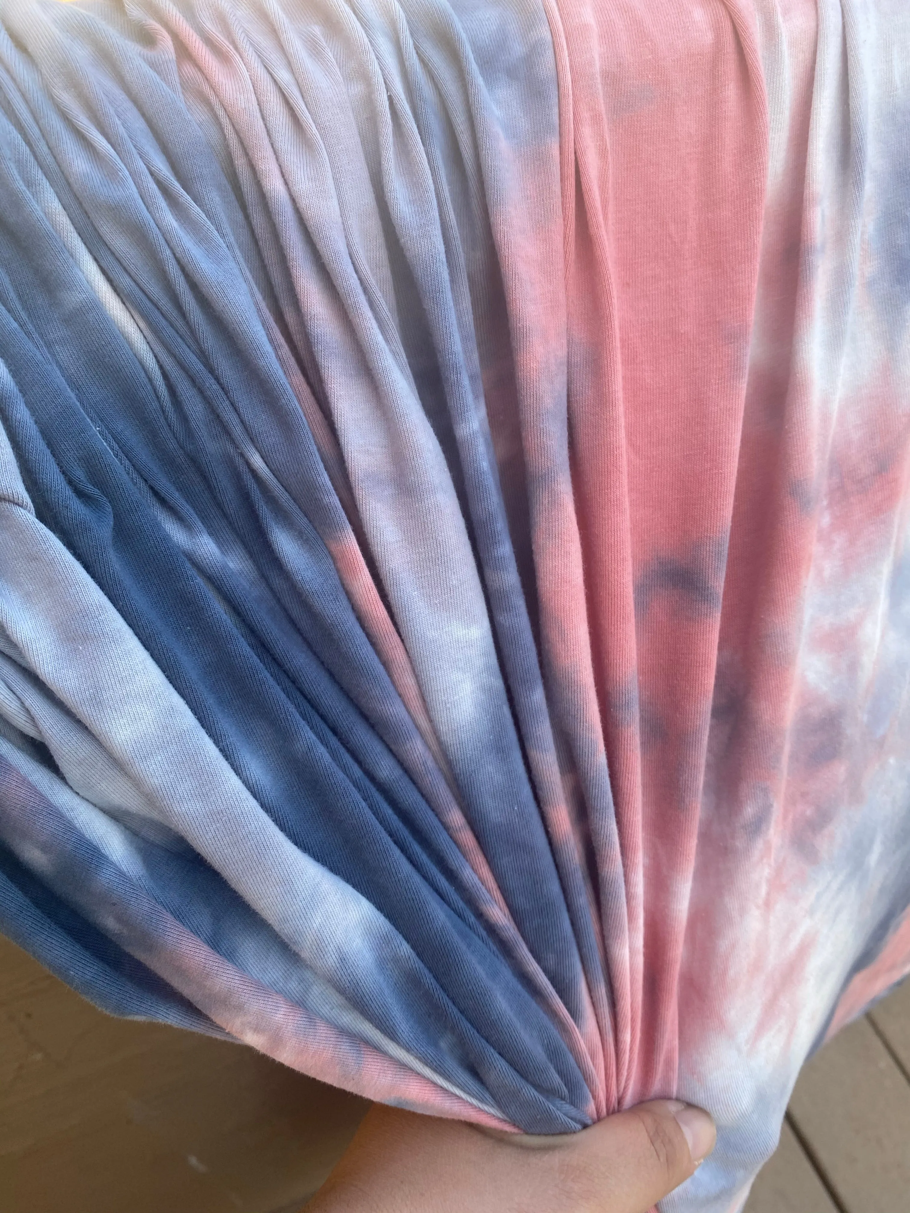 Summer Storm Tie Dye Cotton Lycra