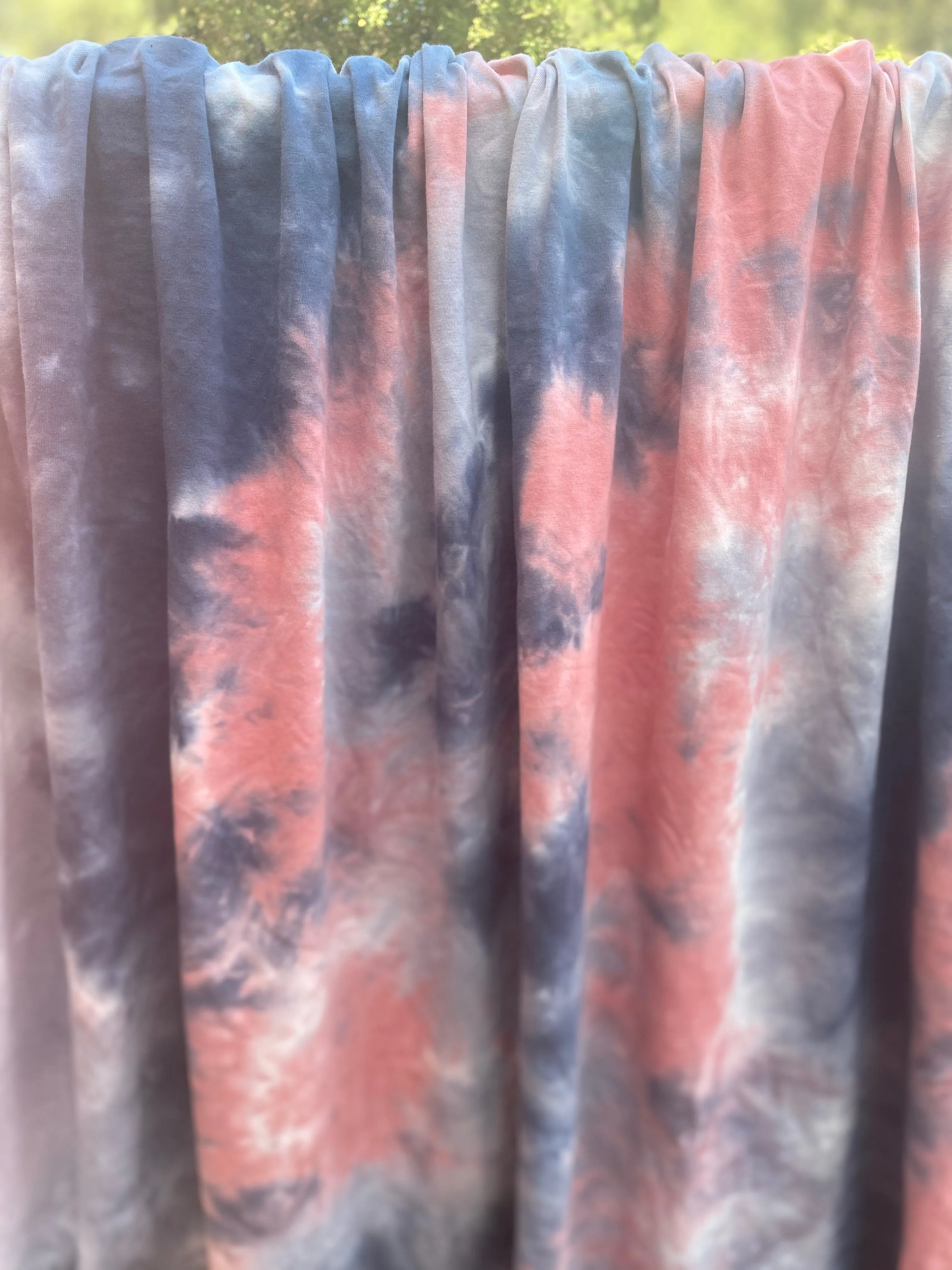Summer Storm Tie Dye Cotton Lycra