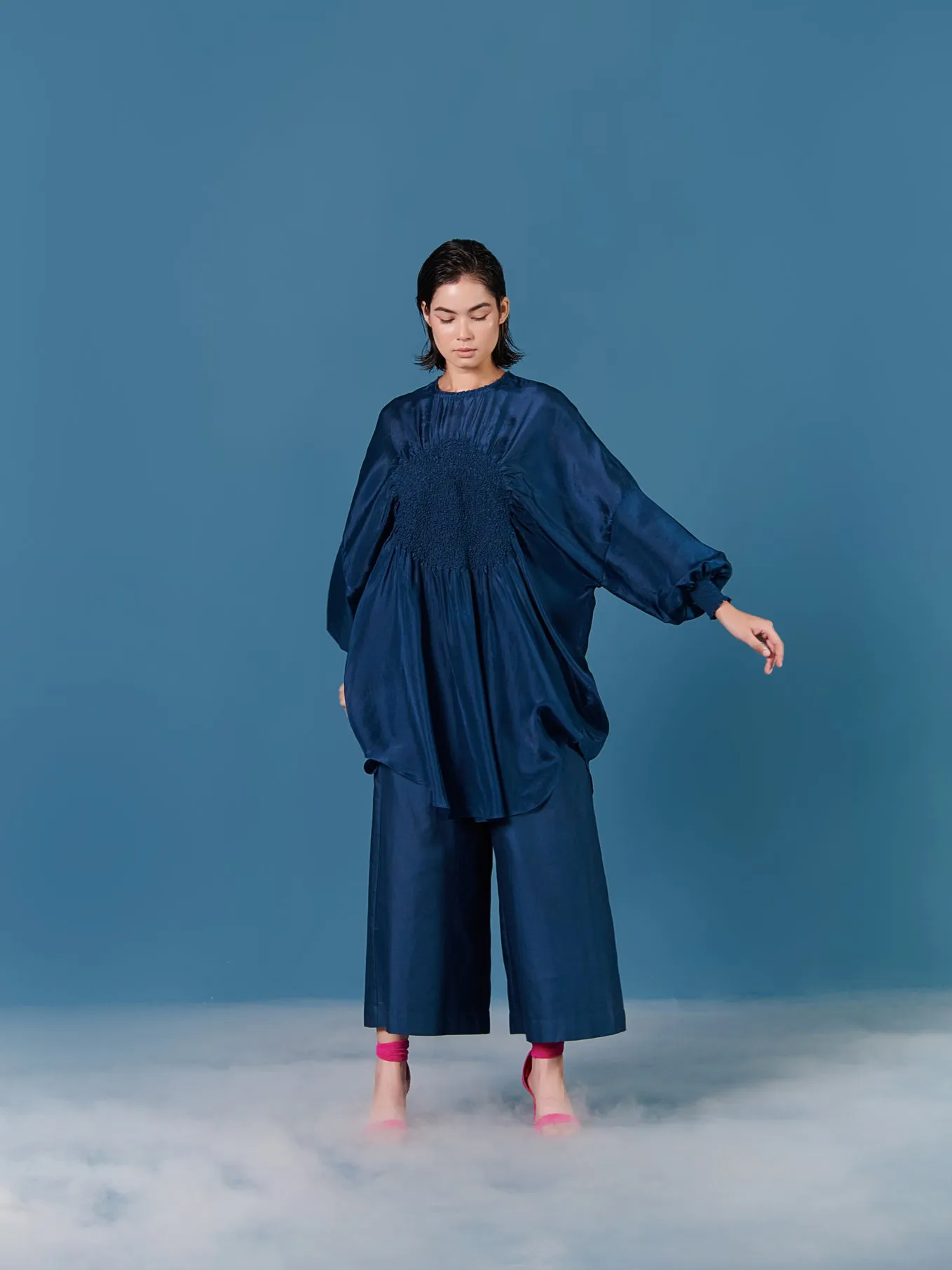 summer tunic silk smocked circle-fashion edit-after dark-02-ilk