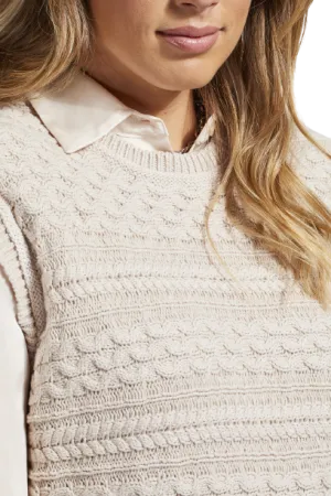Sweater, Bone Crew Neck