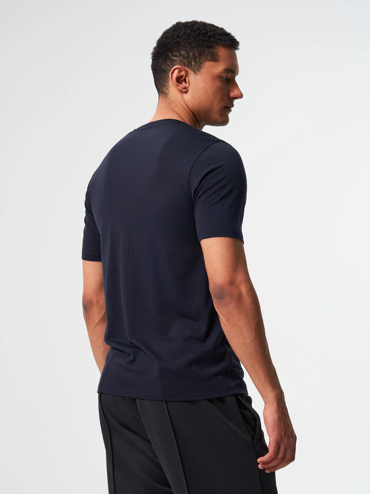 T-Shirt Merino - Sheep Navy (Male)