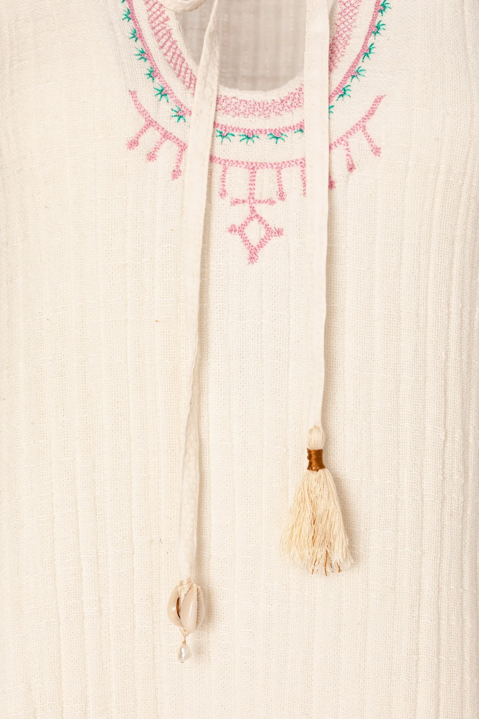 Tali Embroidered Tunic Dress