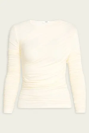 Tania Twist Tee in OatMilk