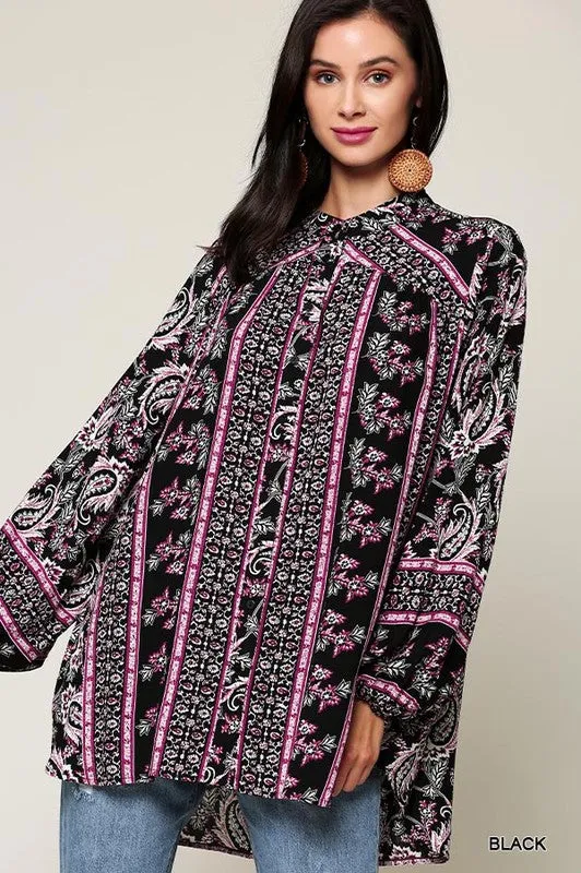 TATE PRINTED TUNIC