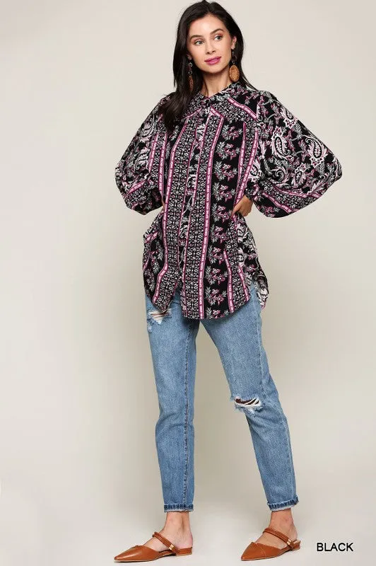 TATE PRINTED TUNIC