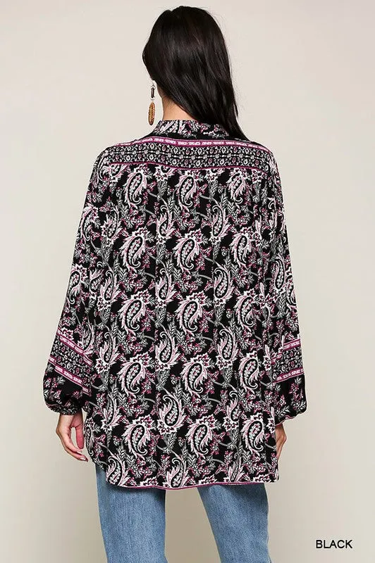 TATE PRINTED TUNIC