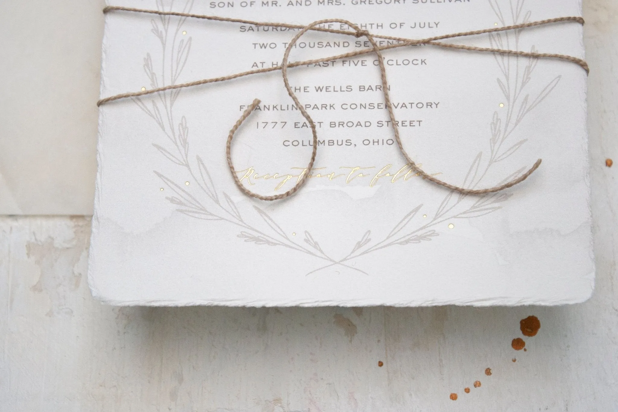 Taupe Silk/Wool Twine, Hand Spun and Naturally Dyed.