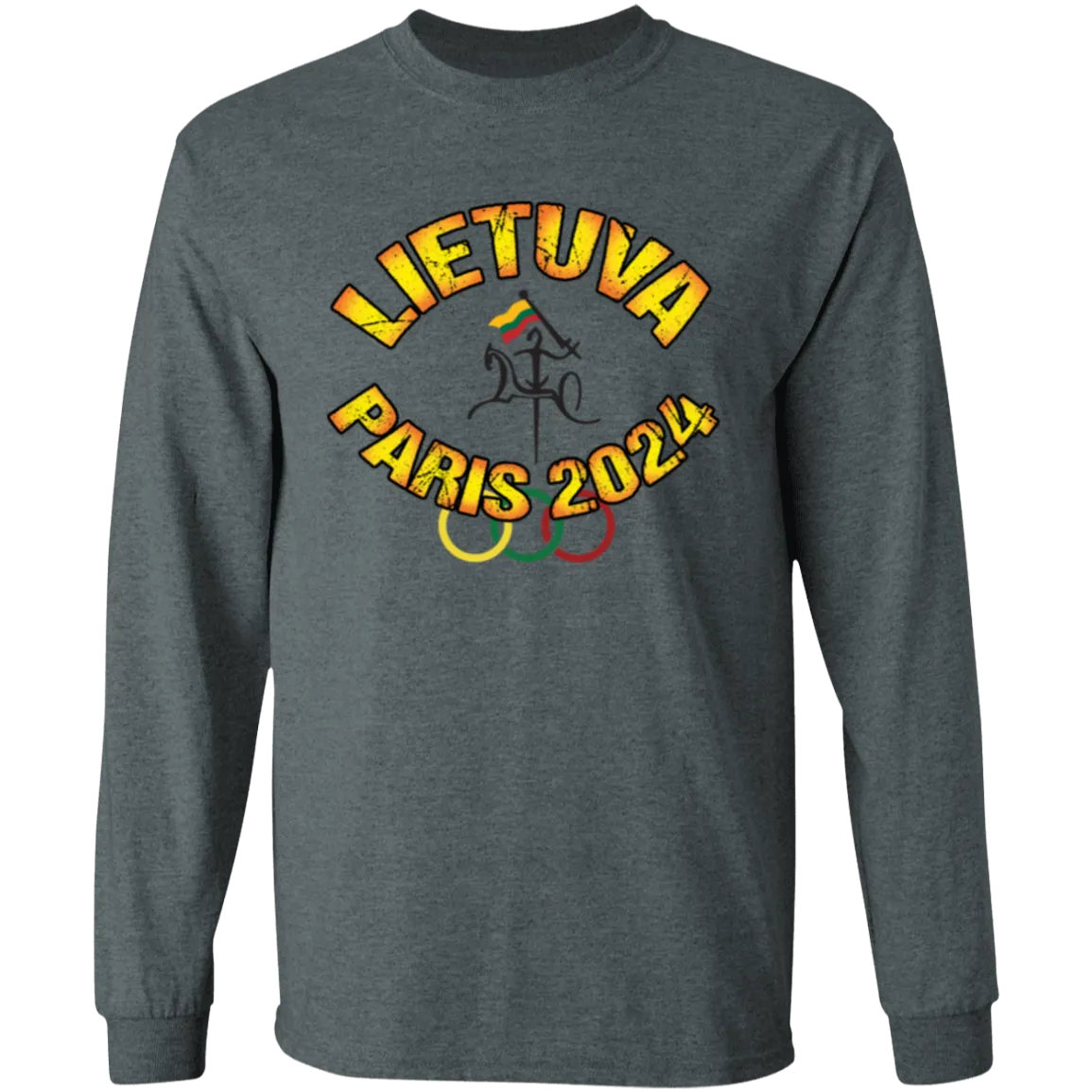 Team Lietuva 2024 Vytis - Men's Classic Cotton Long Sleeve T