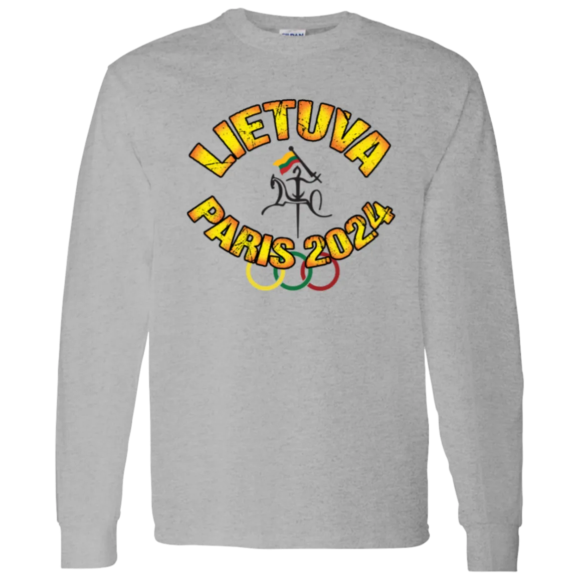 Team Lietuva 2024 Vytis - Men's Classic Cotton Long Sleeve T