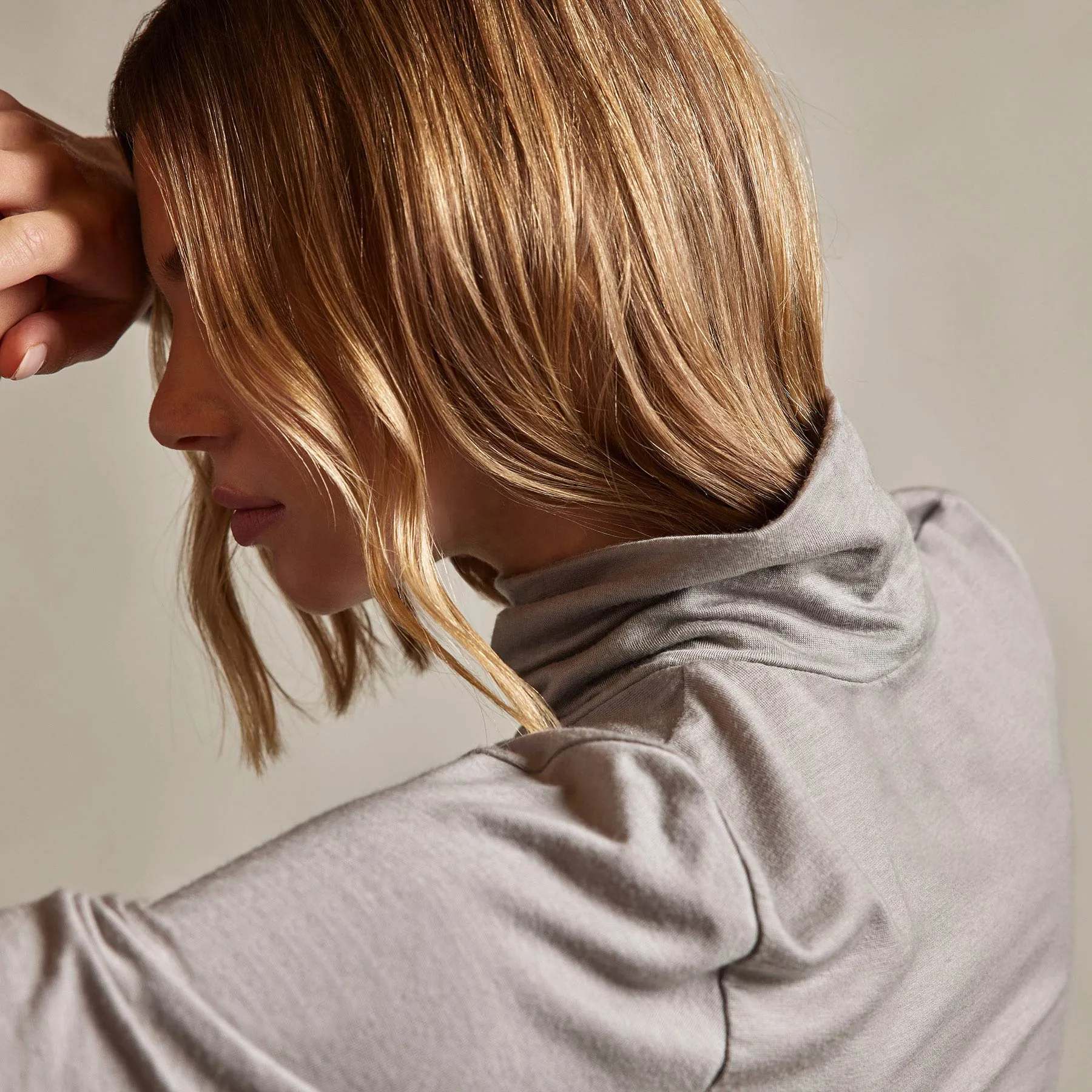 Tencel Cashmere Turtleneck - Dapple