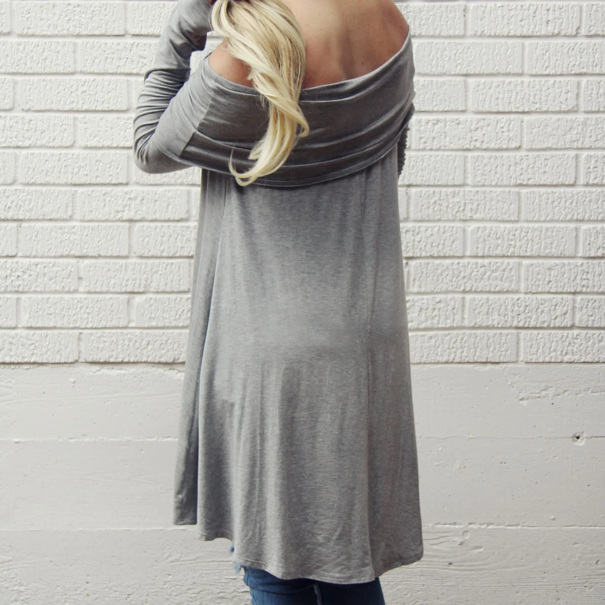 The Bailey Tunic Tee in Gray