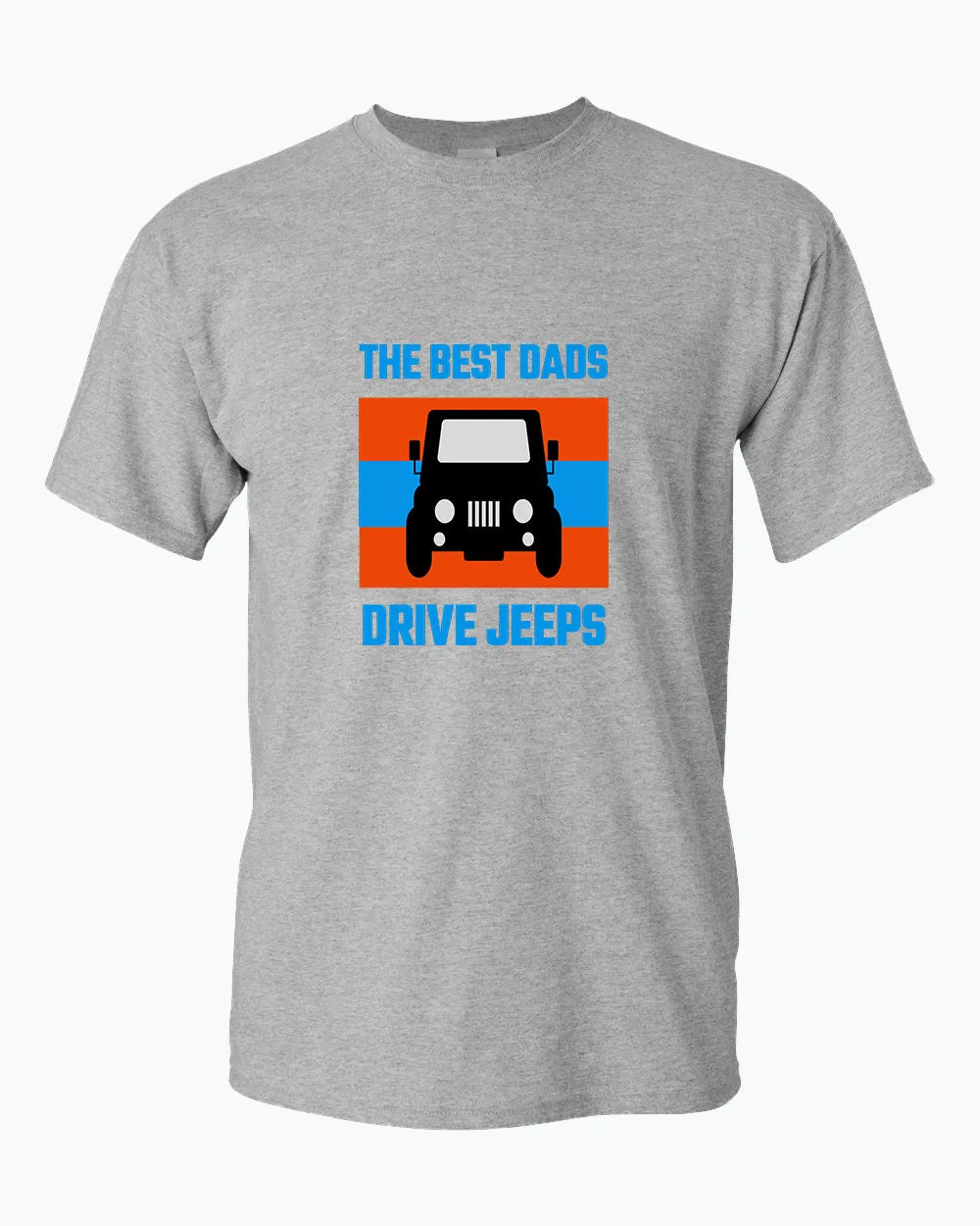 The best dads drive jeeps t-shirt. funny dad t-shirt