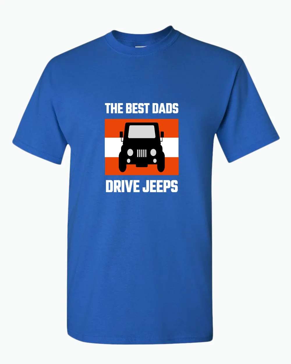 The best dads drive jeeps t-shirt. funny dad t-shirt