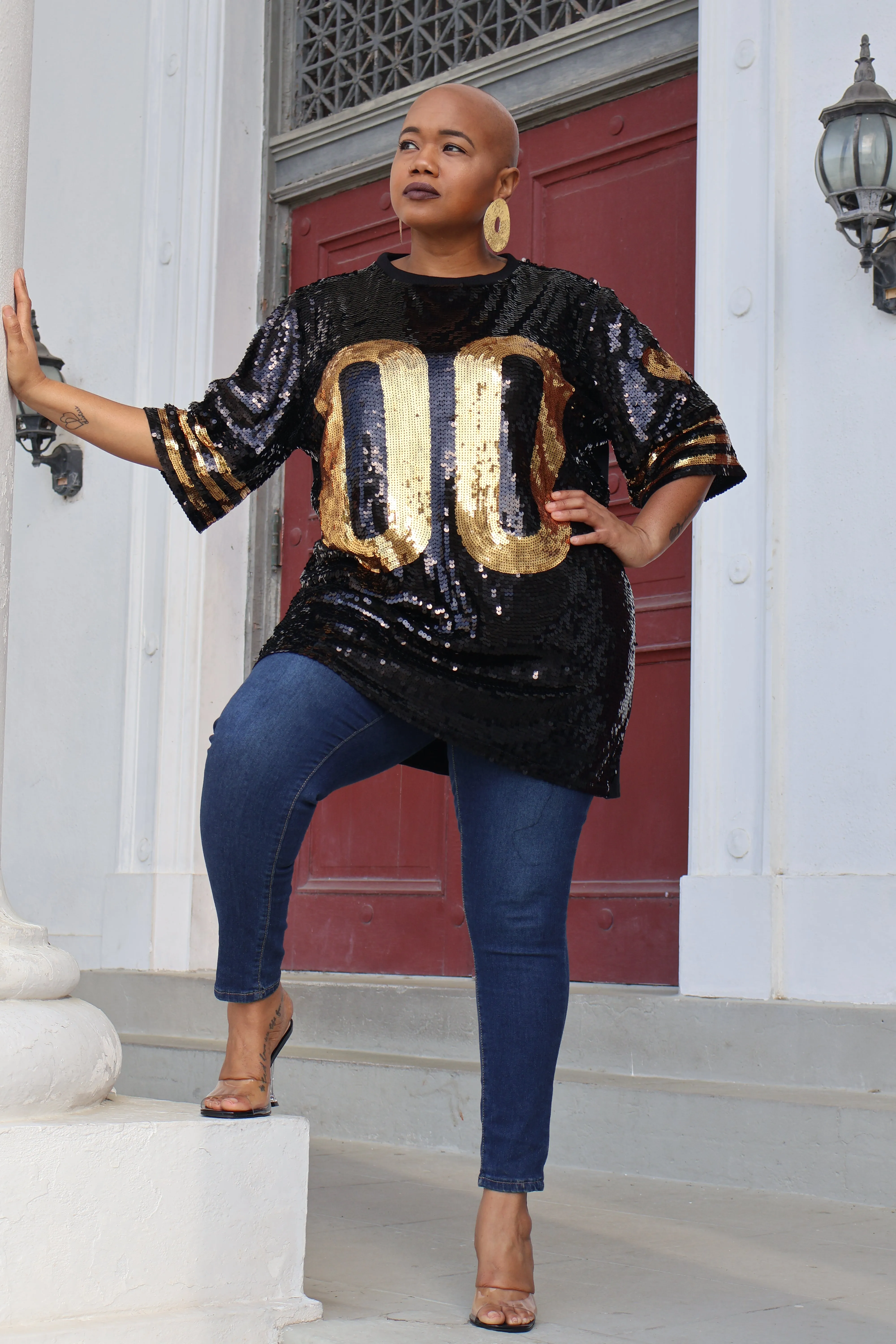 The Double Zero’s Sequin Top