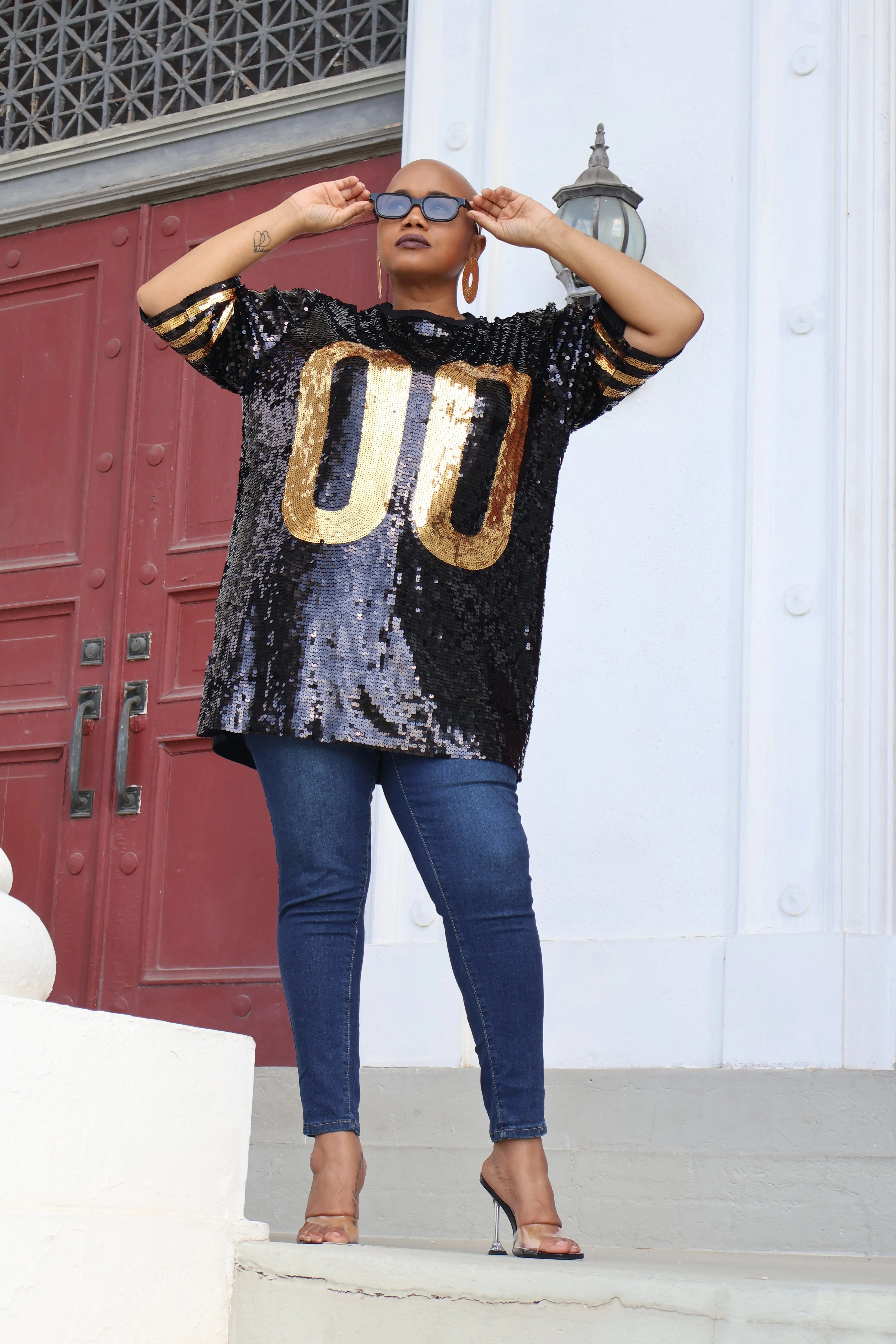 The Double Zero’s Sequin Top