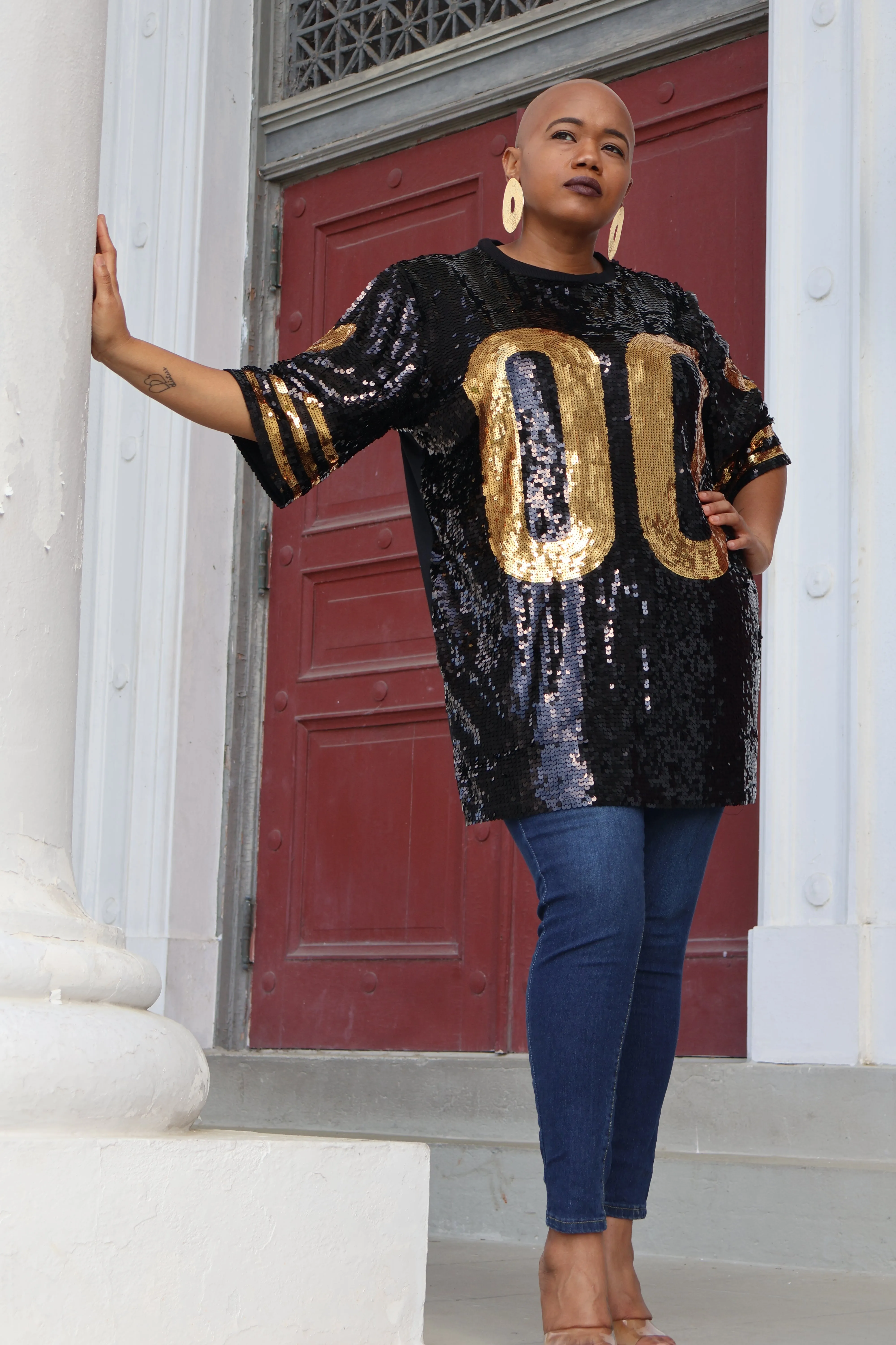 The Double Zero’s Sequin Top