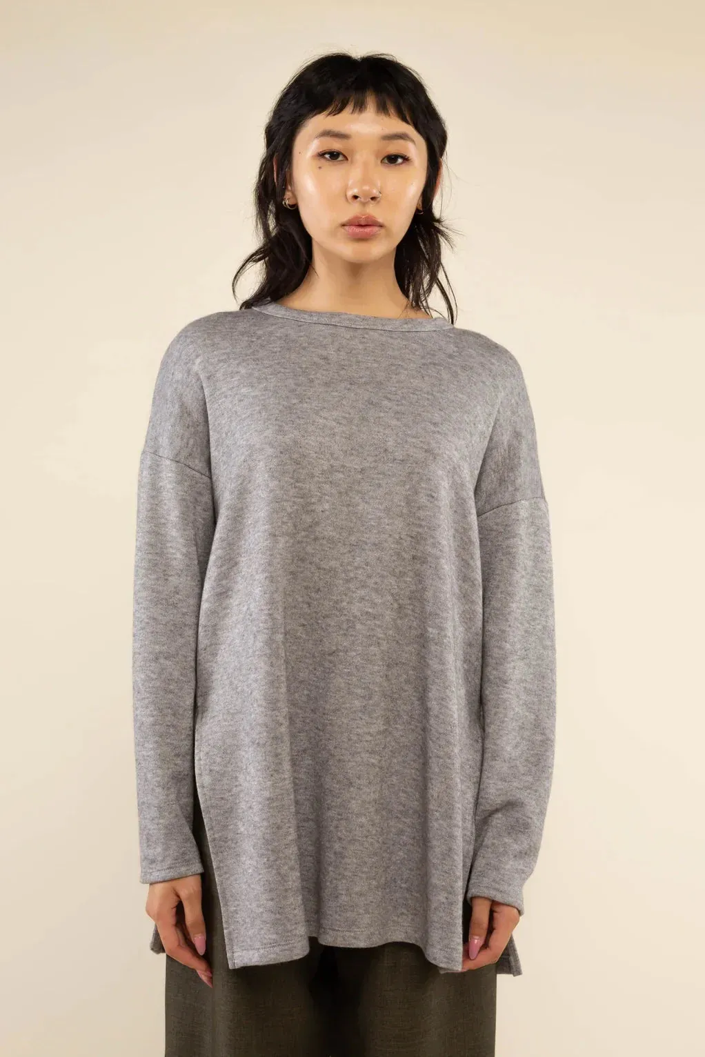 The Gia Tunic Top by NLT - Grey