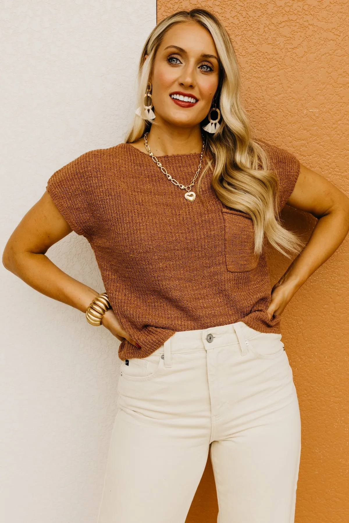 The Reginald Cap Sleeve Sweater Vest