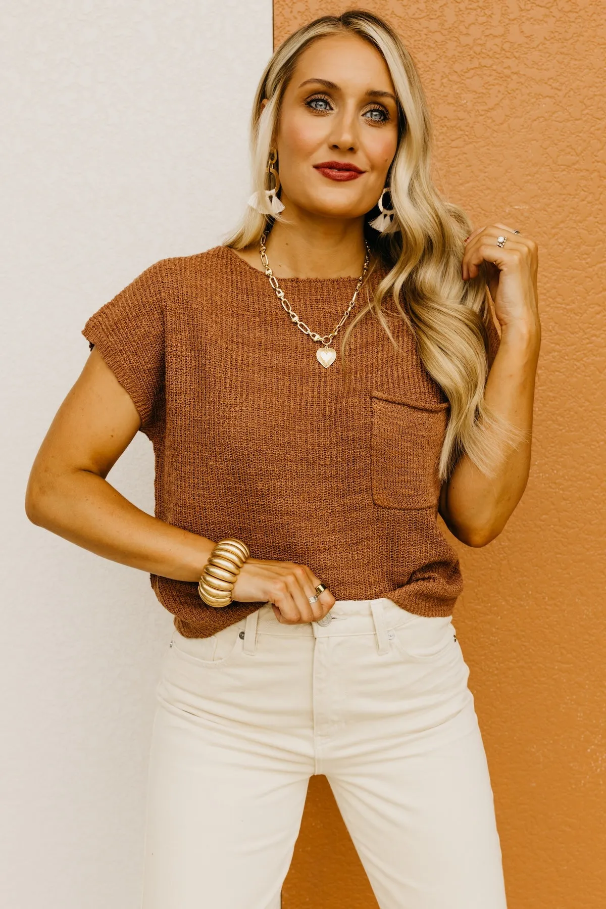 The Reginald Cap Sleeve Sweater Vest