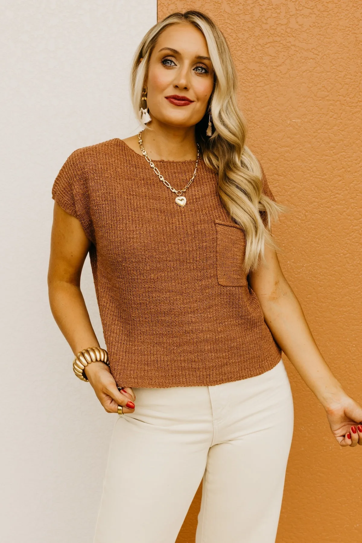 The Reginald Cap Sleeve Sweater Vest