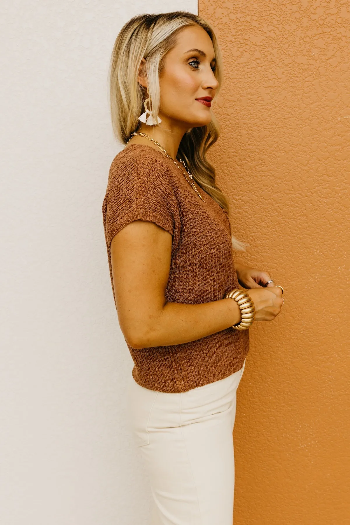 The Reginald Cap Sleeve Sweater Vest