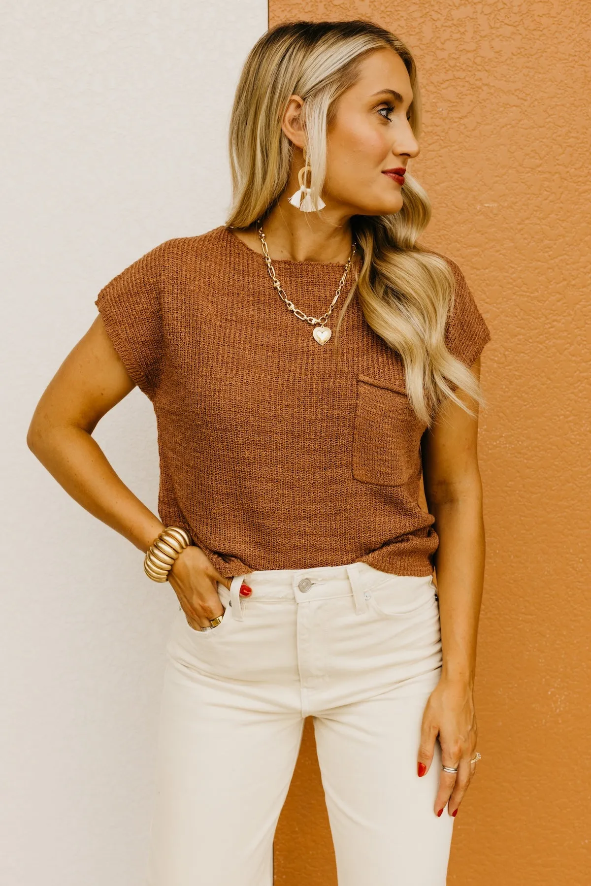 The Reginald Cap Sleeve Sweater Vest