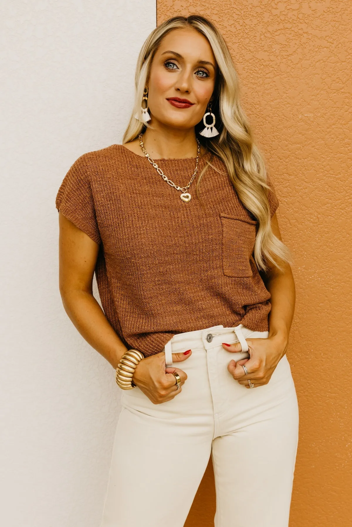 The Reginald Cap Sleeve Sweater Vest