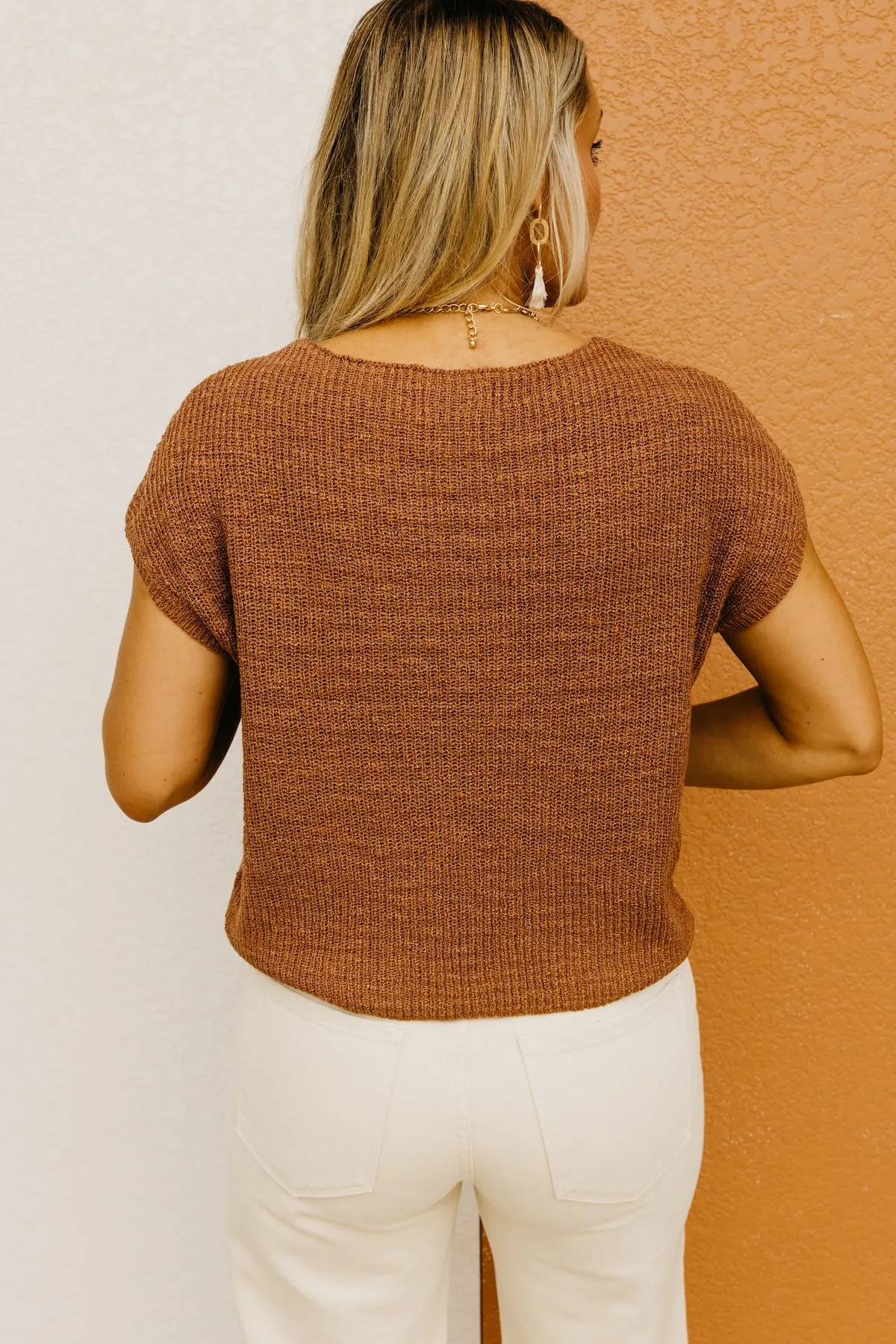 The Reginald Cap Sleeve Sweater Vest