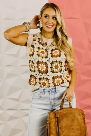 The Reynold Crochet Sweater Vest