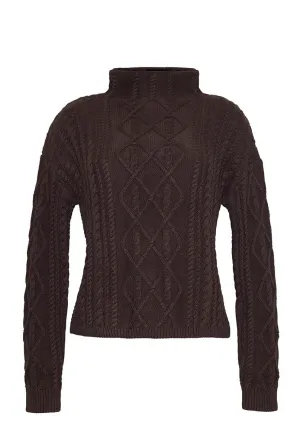 The Trudy Turtleneck | Brazilian Nut