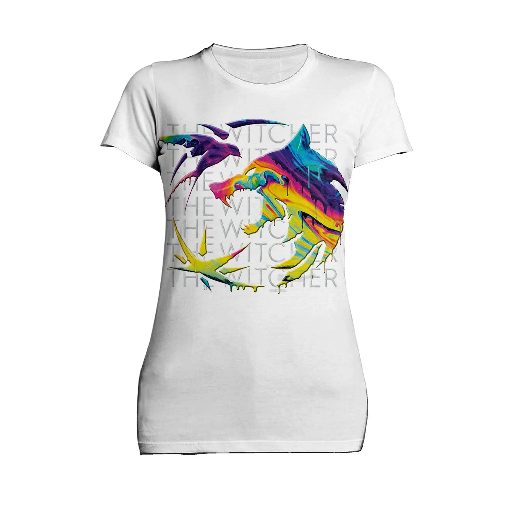 The Witcher Logo Graffiti Stencil Official Women's T-Shirt