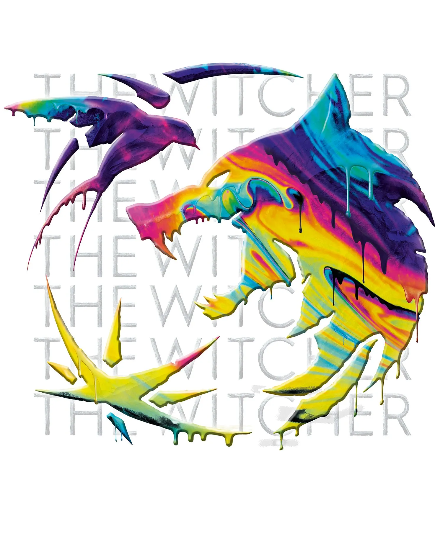 The Witcher Logo Graffiti Stencil Official Women's T-Shirt