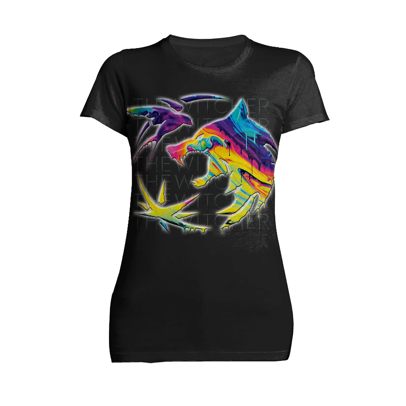The Witcher Logo Graffiti Stencil Official Women's T-Shirt