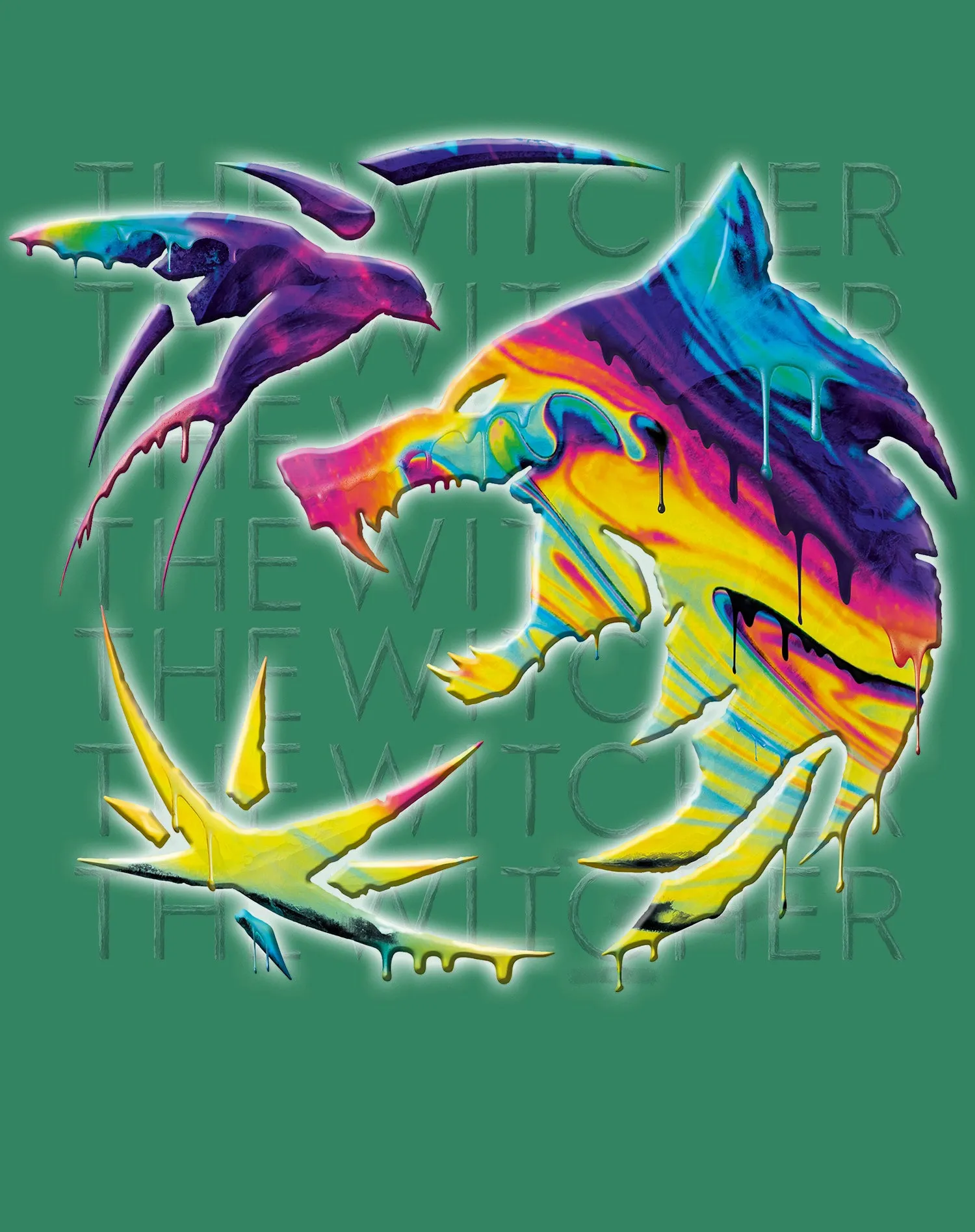 The Witcher Logo Graffiti Stencil Official Women's T-Shirt
