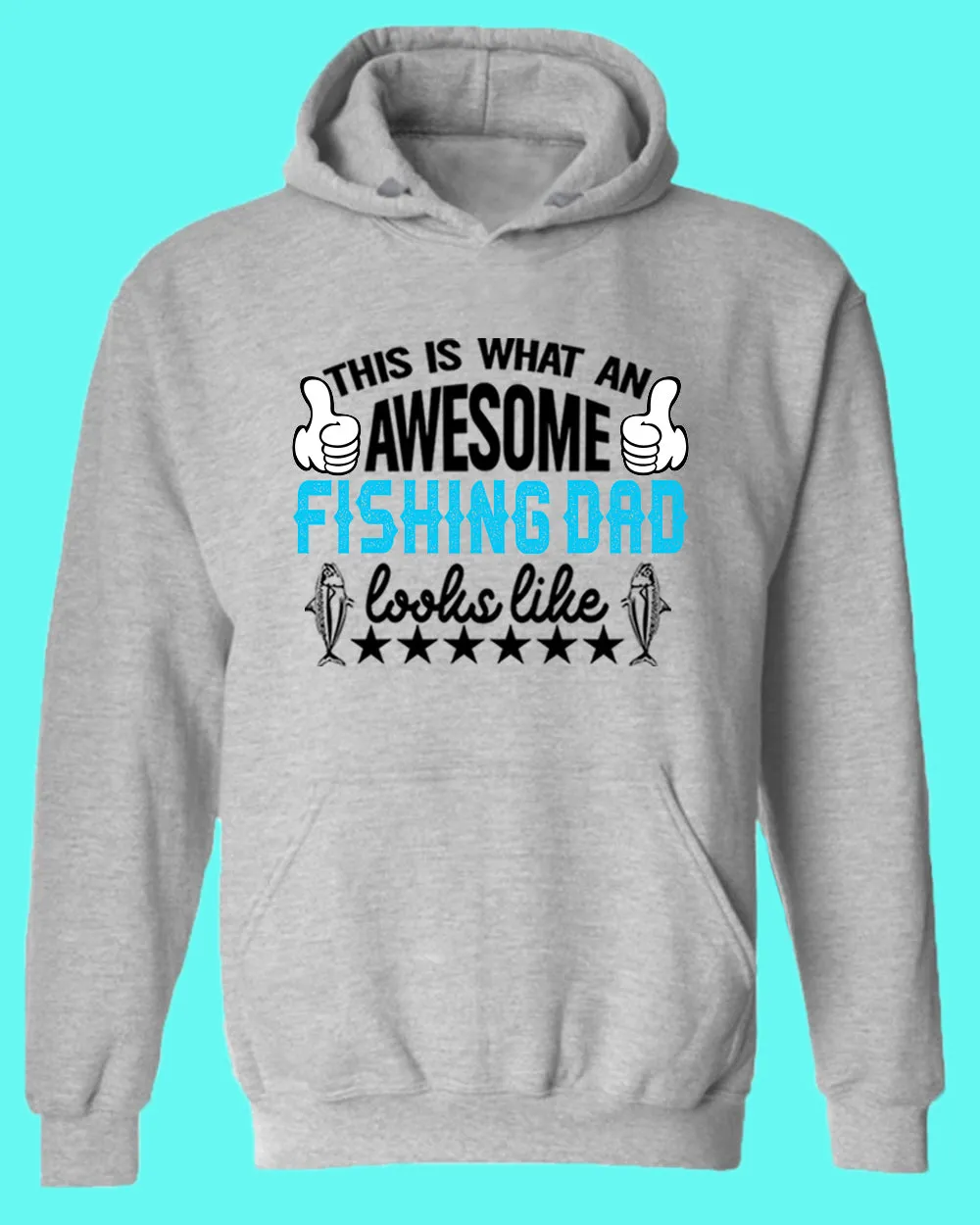 This is what an awesome fishing dad Looks Like hoodie, fishing hoodie