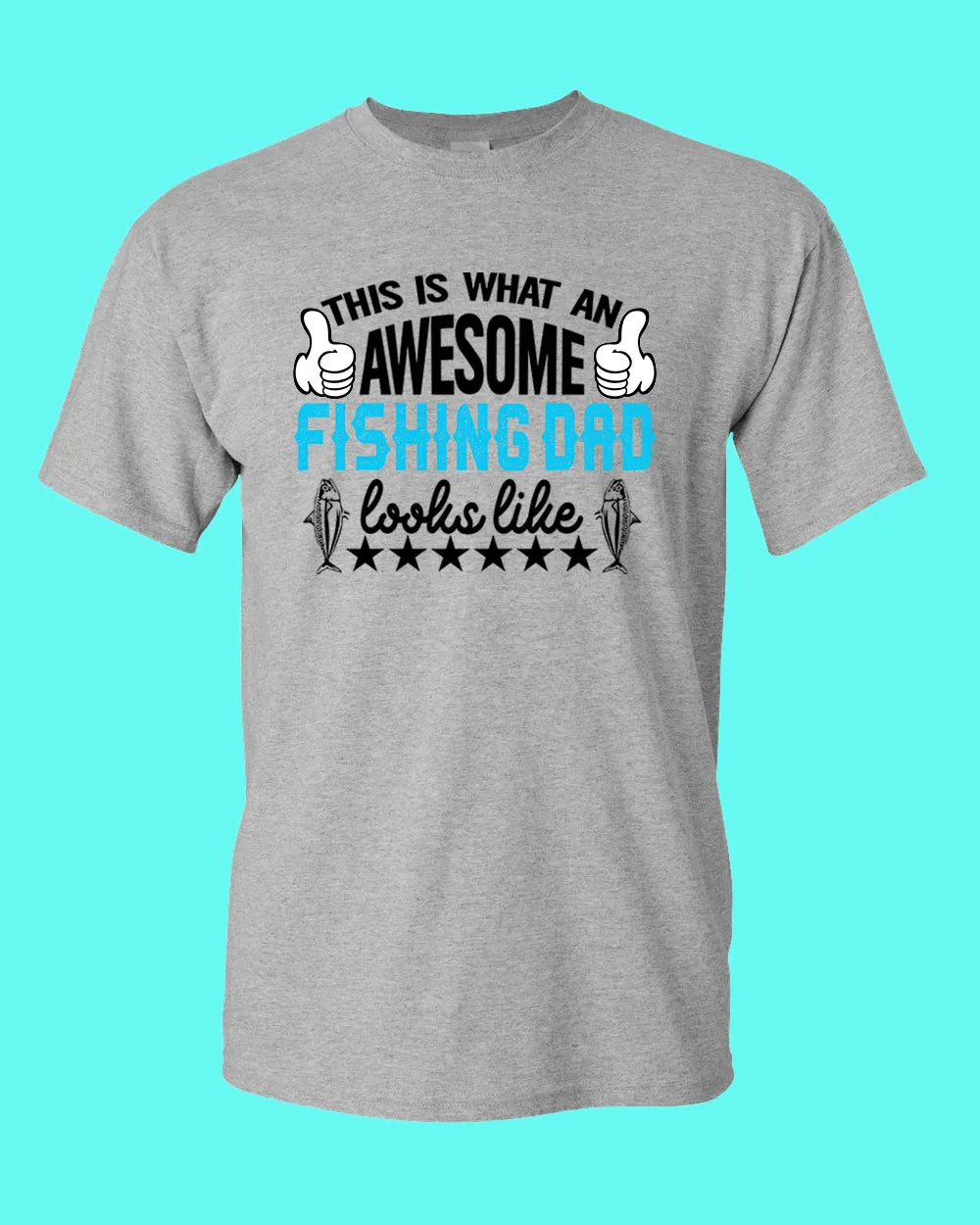 This is what an awesome fishing dad Looks Like shirt, fishing t-shirt