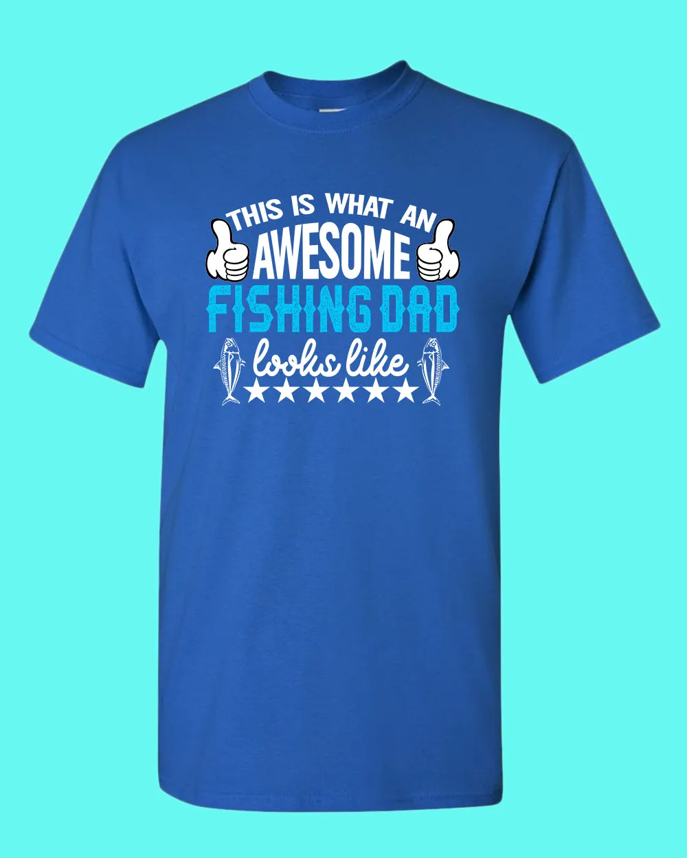 This is what an awesome fishing dad Looks Like shirt, fishing t-shirt