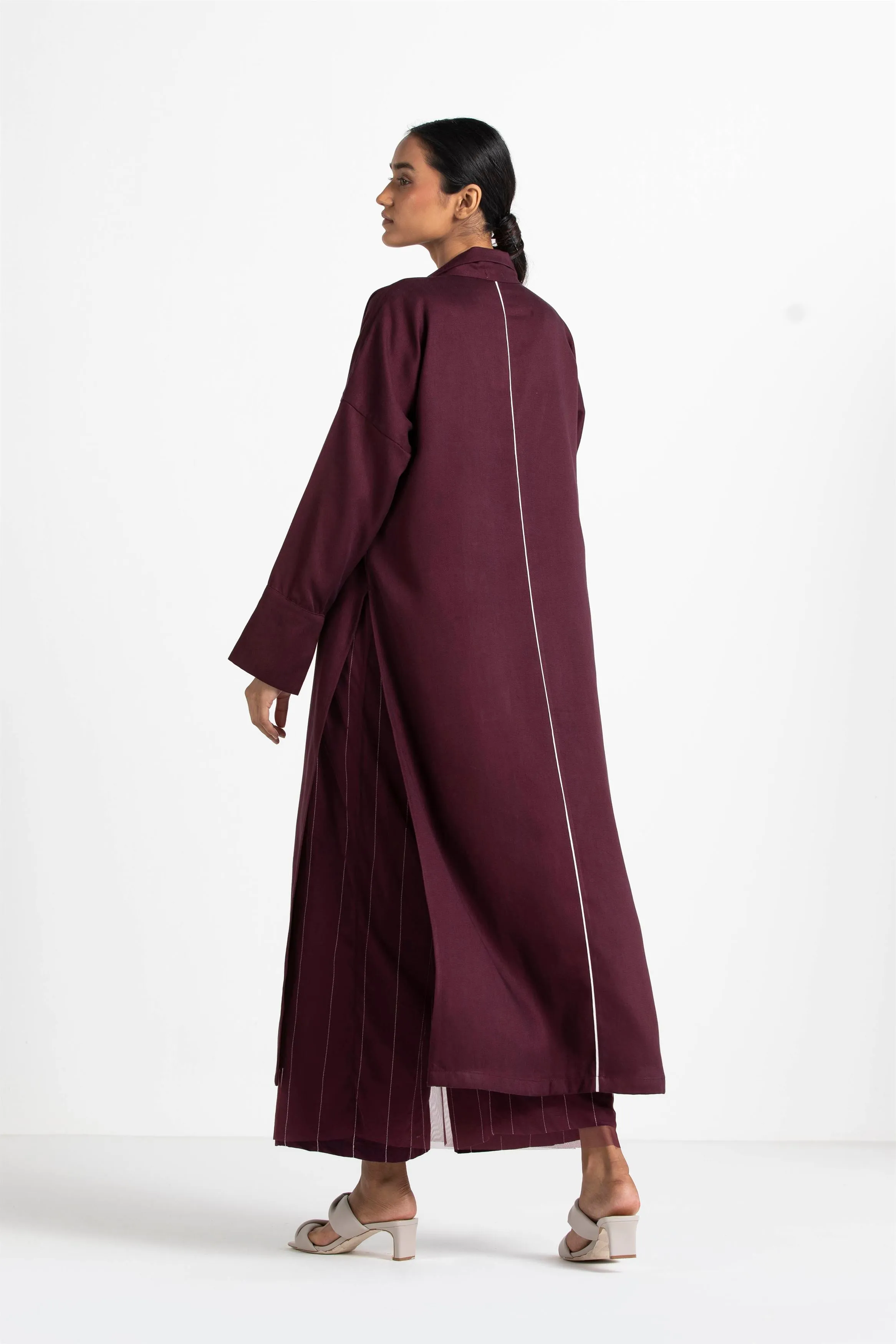 THREE   -   V-Neck Tunic Co Ord (Set Of 2)