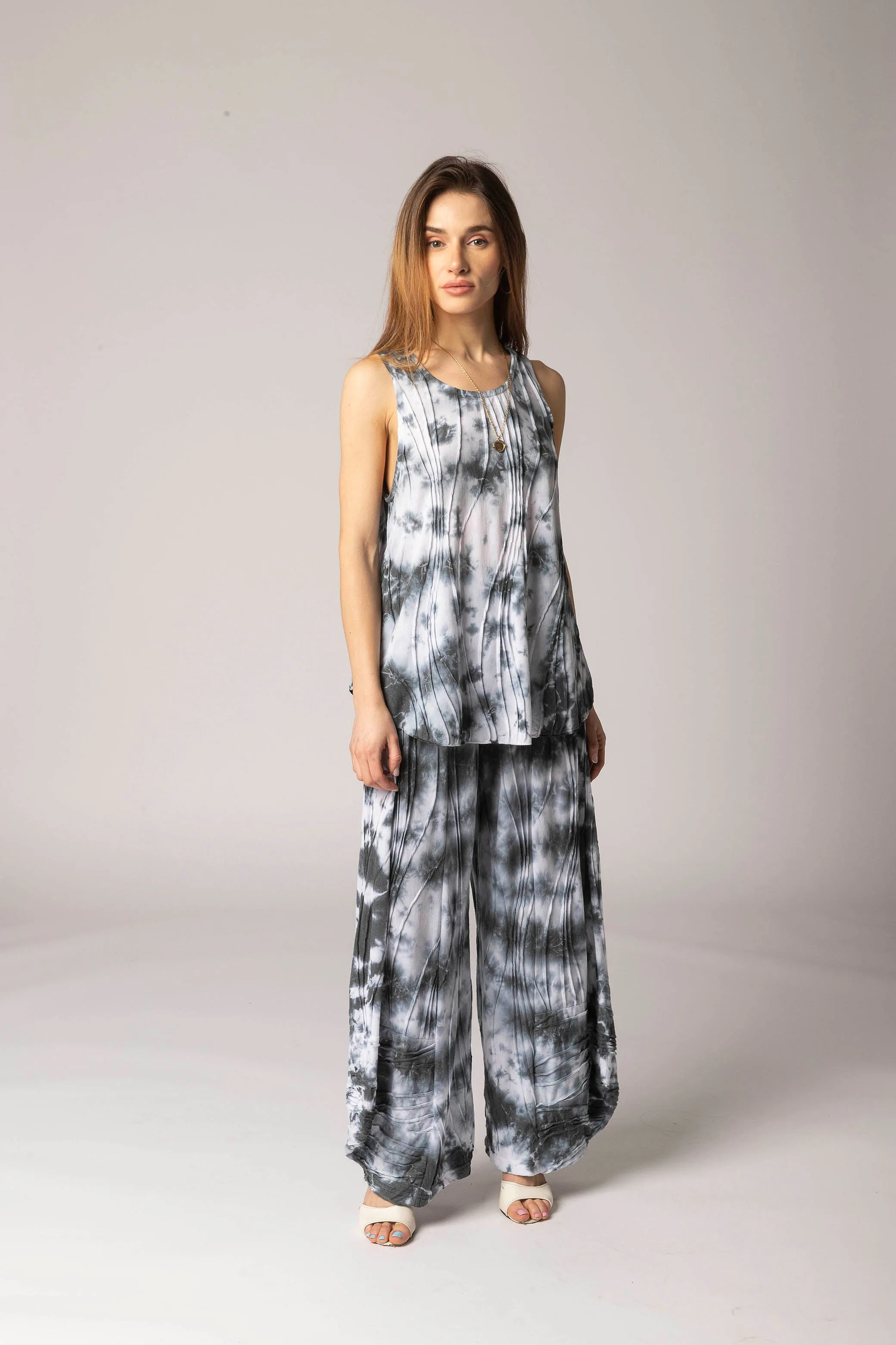 Tie-Dye Stitch Tank Top