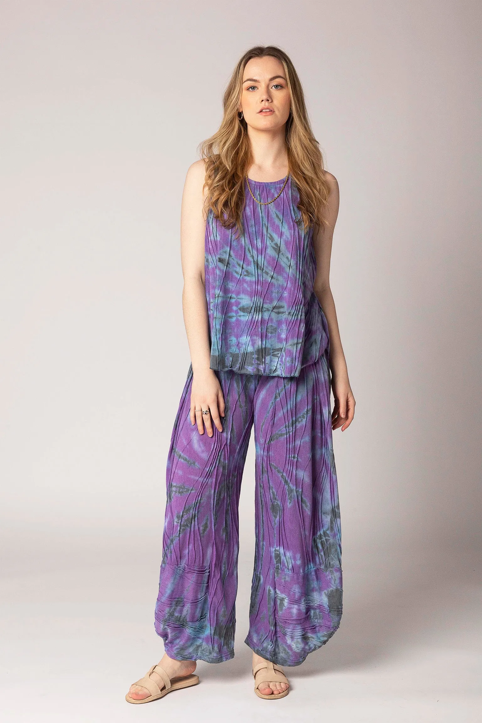 Tie-Dye Stitch Tank Top