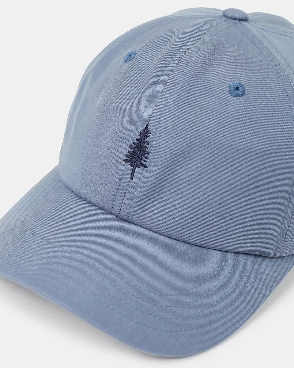 Tree Embroidery Tencel Peak Hat