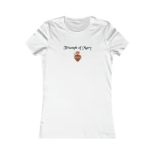 Triumph of Mary Catholic Religious Christian Church short sleeve short gift for women girls