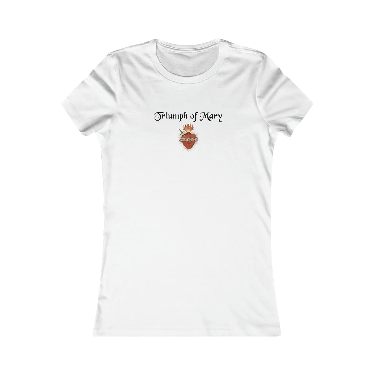 Triumph of Mary Catholic Religious Christian Church short sleeve short gift for women girls