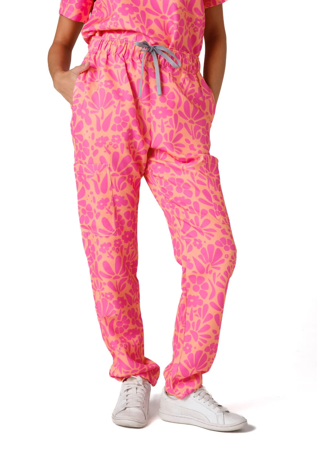 Tropical Blooms Scrub Set (Cotton)