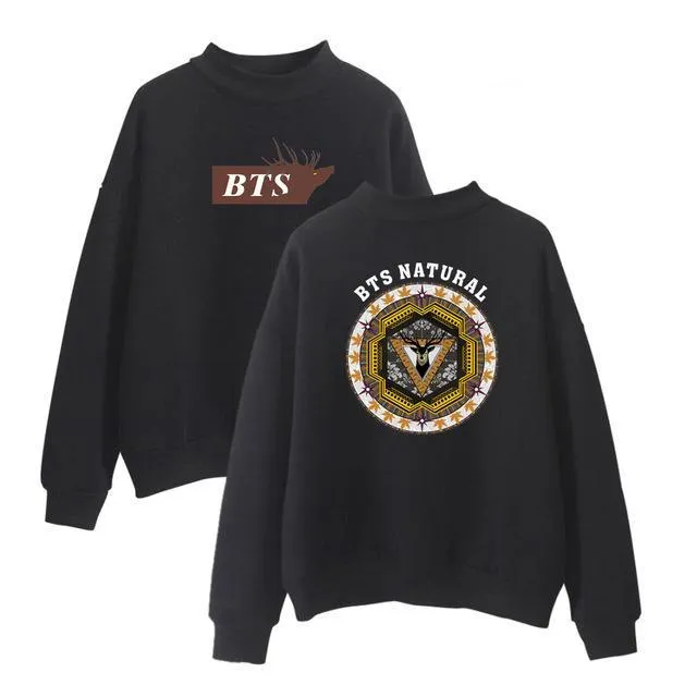 Trustworthy transactions BTS Turtlenecks Short-term offer Sweatshirts Funny Animal